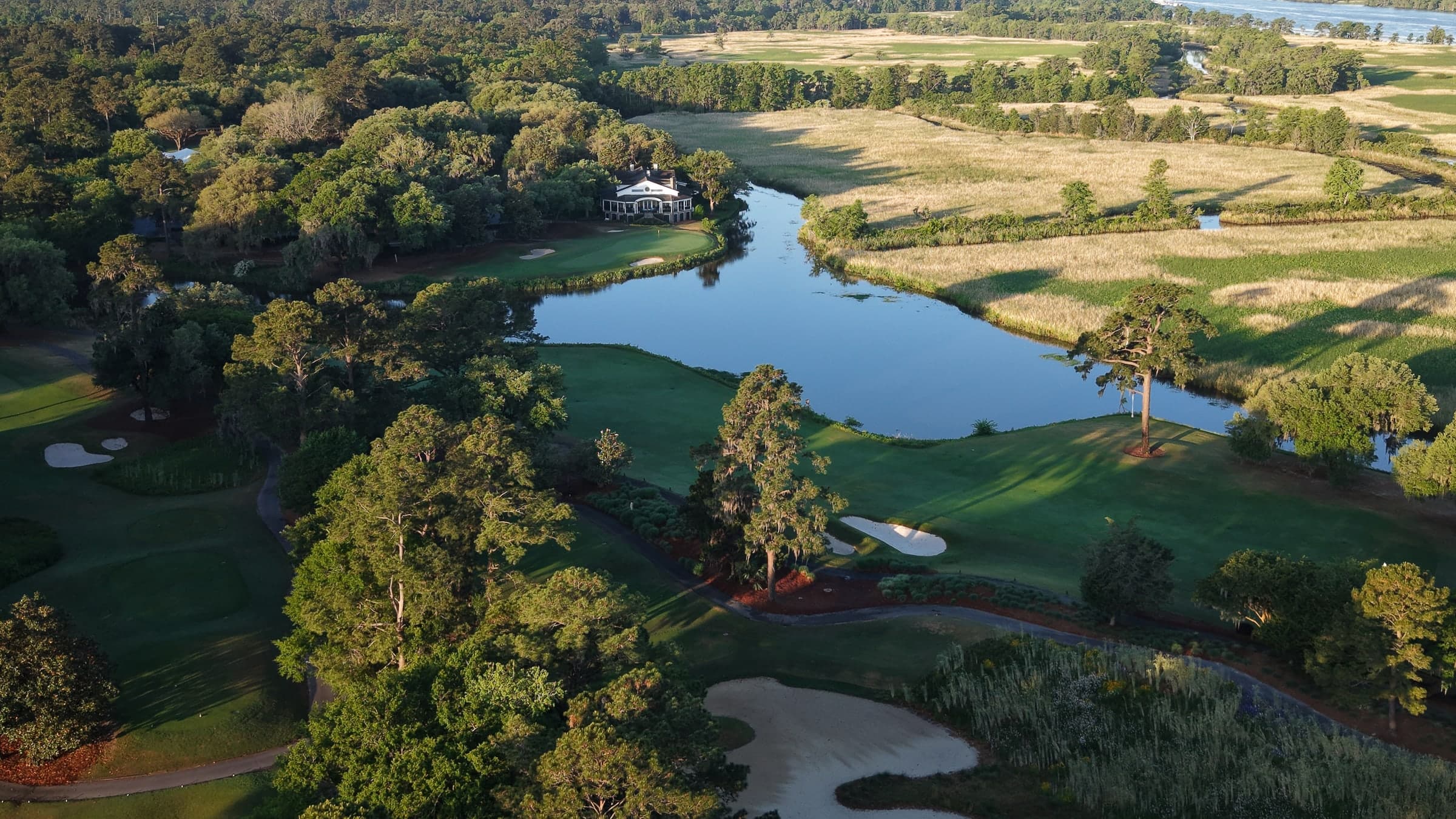 Aerial view of Caledonia Golf & Fish Club